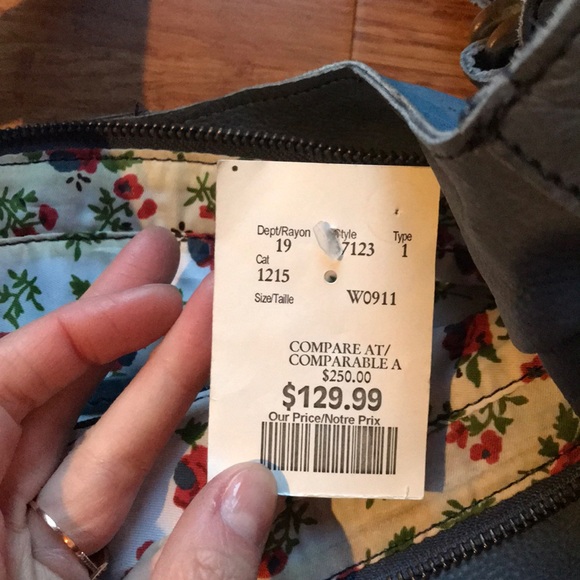 Blue natural leather • Cut N’ Paste bag • BNWT - Picture 6 of 6